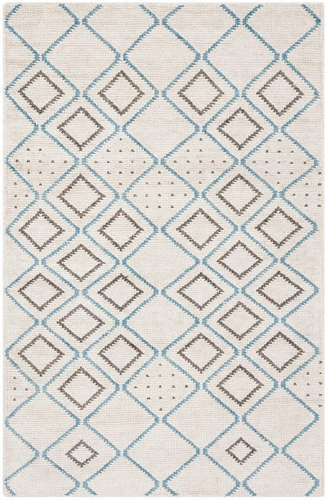Safavieh Stone Wash Stw902A Silver / Blue Rugs.