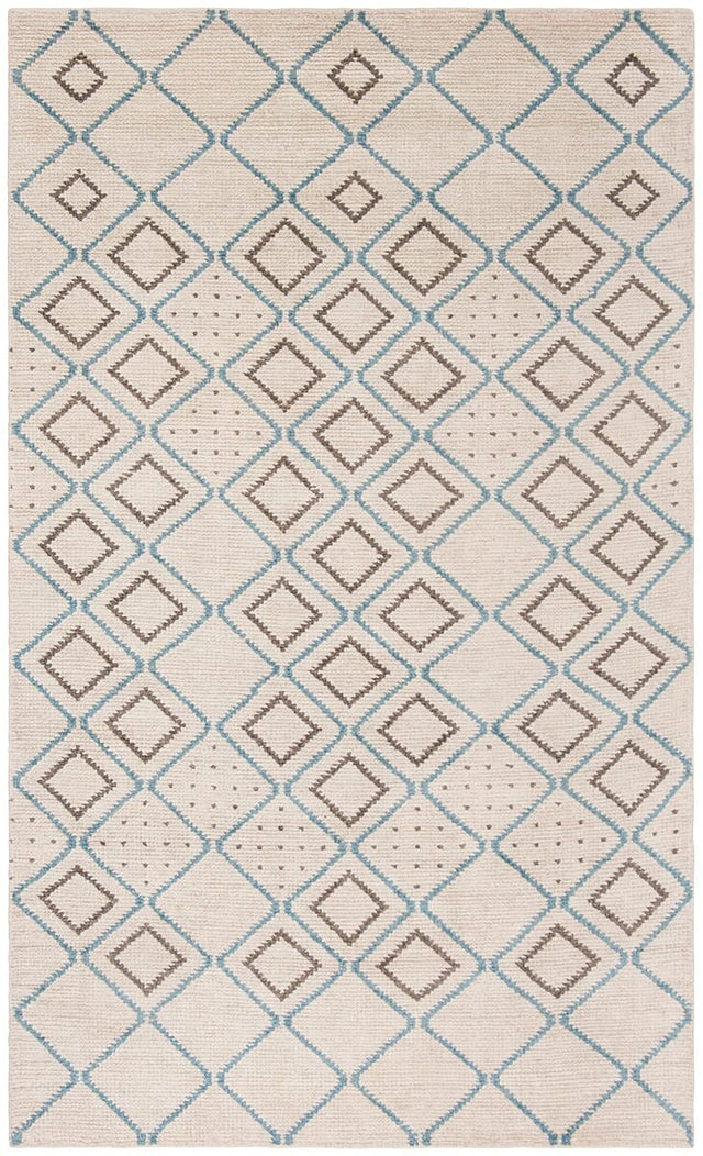 Safavieh Stone Wash Stw902A Silver / Blue Rugs.