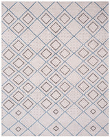 Safavieh Stone Wash Stw902A Silver / Blue Rugs.