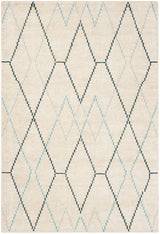 Safavieh Stone Wash Stw903A Ivory / Blue Rugs.