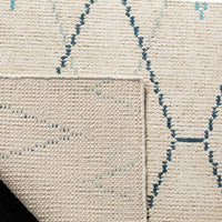 Safavieh Stone Wash Stw903A Ivory / Blue Moroccan Area Rug