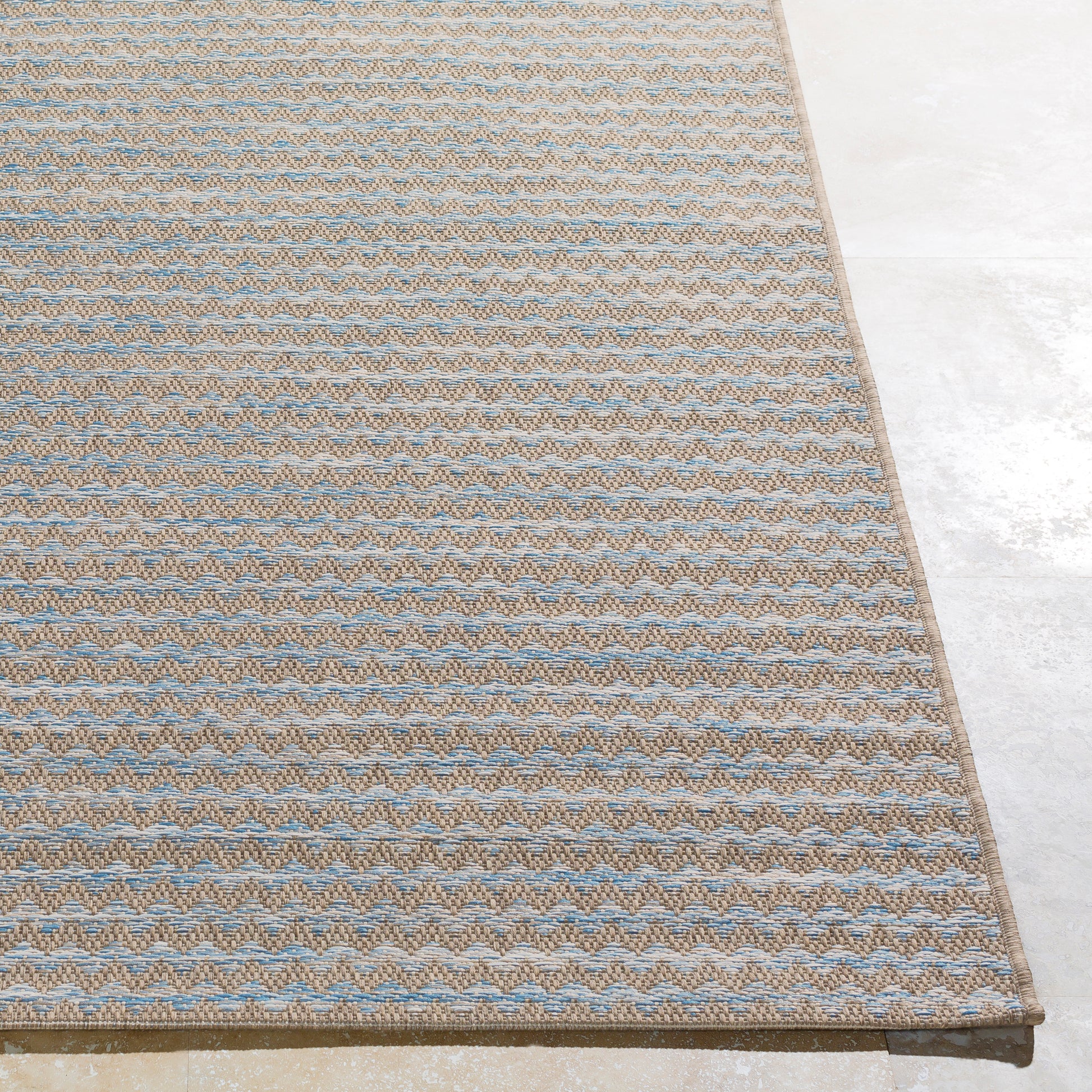 Surya Santa Cruz Stz-6009 Blue, Pale Blue Area Rug