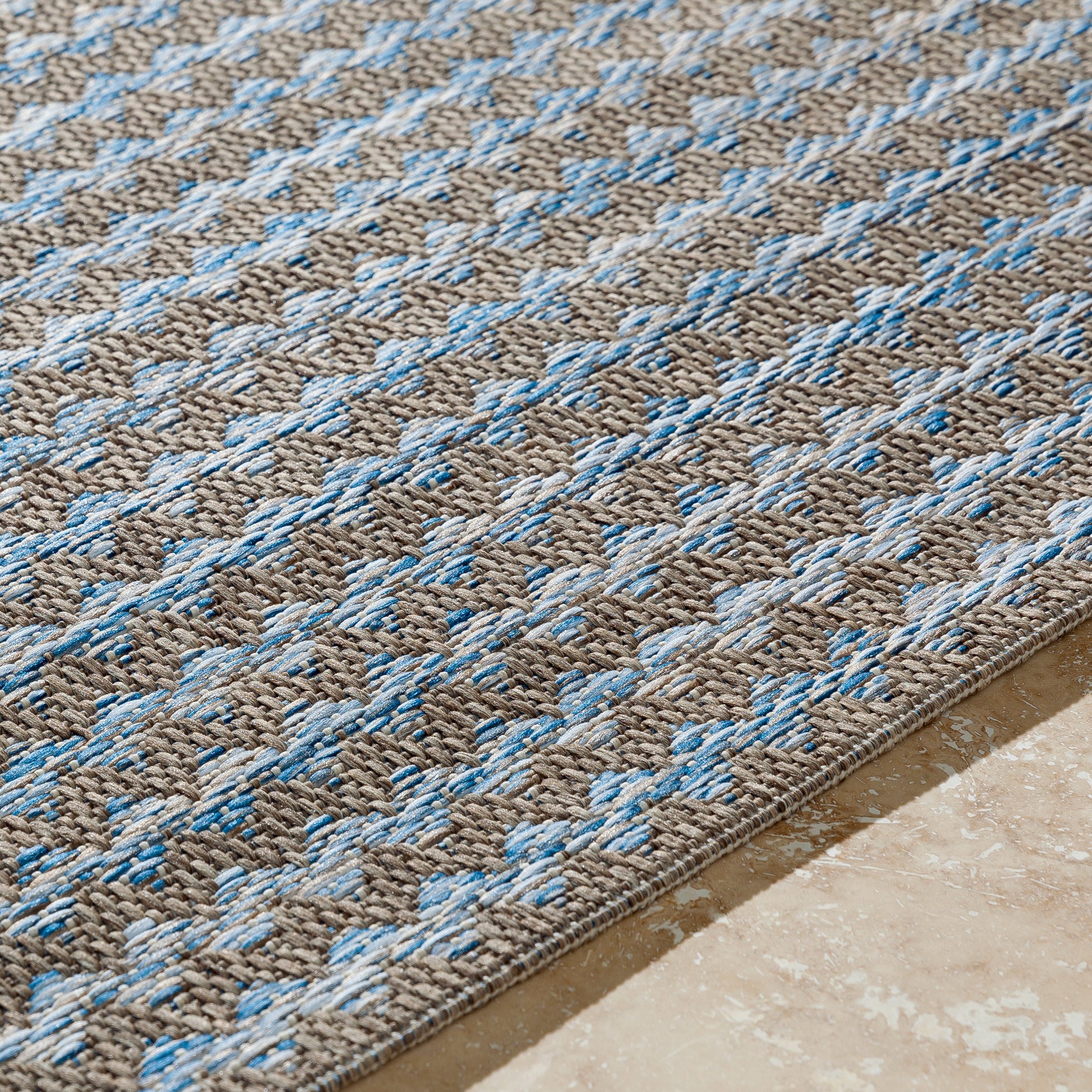 Surya Santa Cruz Stz-6009 Blue, Pale Blue Area Rug