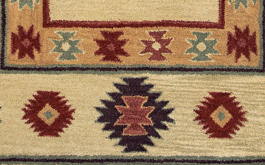 Rizzy Southwest SU-2015 Beige Southwestern Area Rug