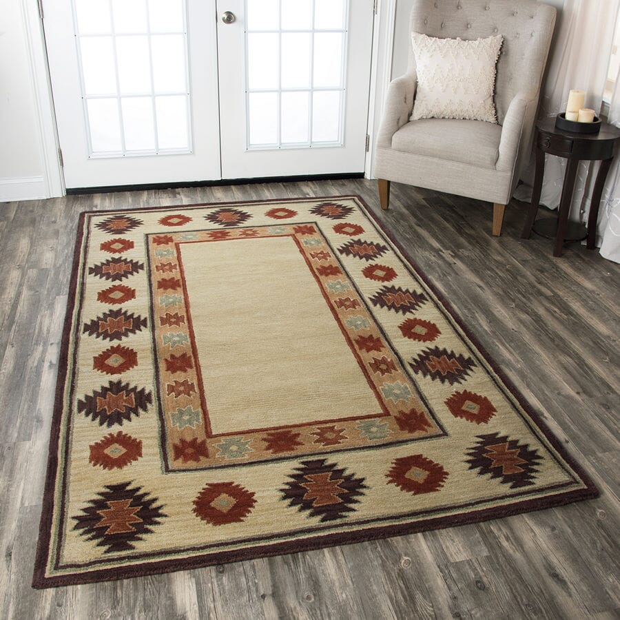 Rizzy Southwest SU-2015 Beige Southwestern Area Rug