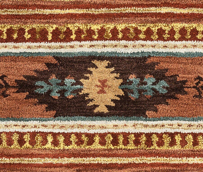 Rizzy Southwest SU-8156 Rust Southwestern Area Rug