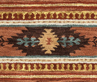 Rizzy Southwest SU-8156 Rust Southwestern Area Rug