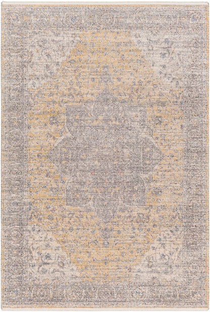 Surya Subtle Sub-2322 Mustard, Ivory Area Rug