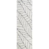 Nuloom Boyce Leaves Nbo1500C Light Gray Area Rug