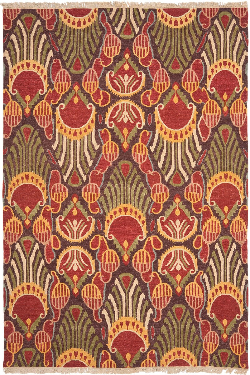 Safavieh Sumak Sum438A Red / Green Rugs.