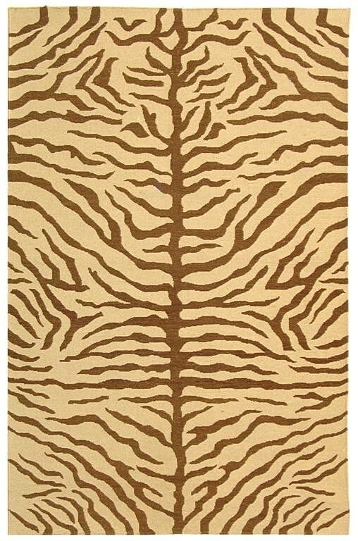 Safavieh Sumak Sum540B Ivory / Brown Animal Prints /Images Area Rug