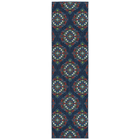 Kaleen Sunice Sun05-22 Navy Damask Area Rug