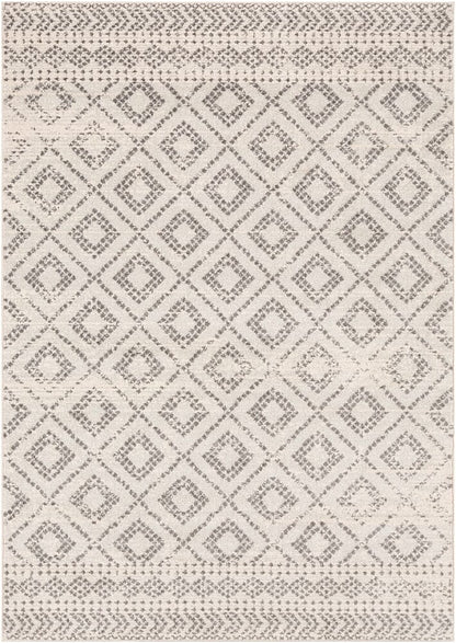 Surya Sunderland Sun-2301 Light Gray, White, Medium Gray Moroccan Area Rug