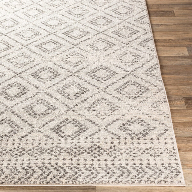 Surya Sunderland Sun-2301 Light Gray, White, Medium Gray Rugs.