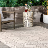 Nuloom Milania Lattice Nmi1796B Gray Area Rug