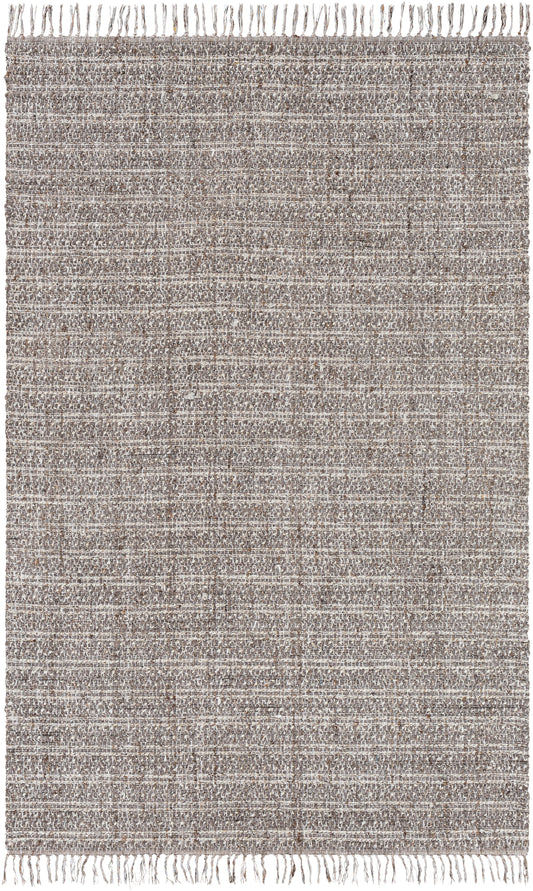 Surya Skywalk Swk-2300 Charcoal, Medium Gray, Tan, Cream Area Rug