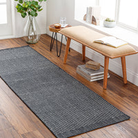 Surya Sycamore Syc-2302 Charcoal, Black Area Rug