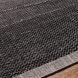 Surya Sycamore Syc-2304 Black, Charcoal Rug.