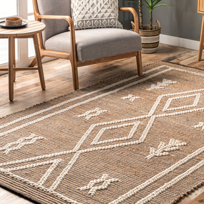 Nuloom Ricki Tribal Nri1646A Natural Area Rug