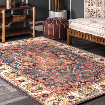 Nuloom Vintage Evalyn Nvi2506A Beige Area Rug