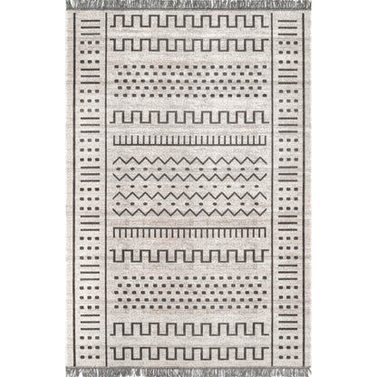 Nuloom Tribal Cora Ntr1483C Light Gray Area Rug