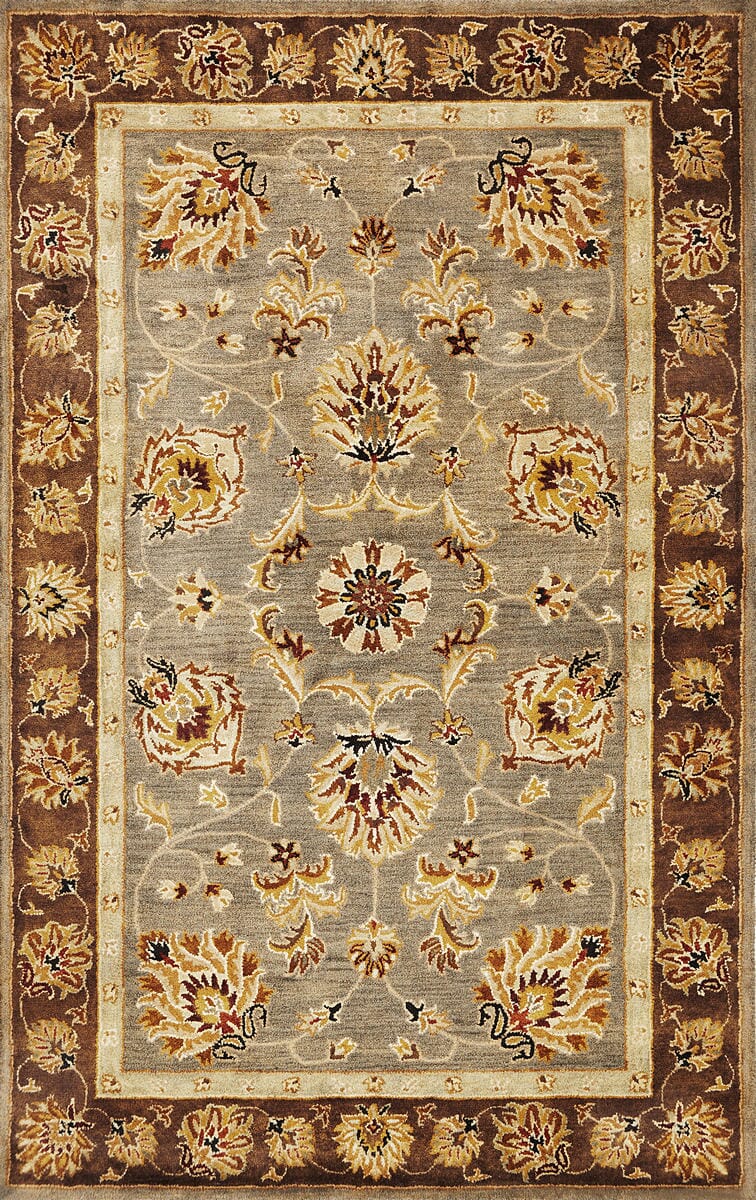 KAS Syriana 6000 Mahal Grey / Mocha Area Rug