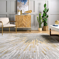 Nuloom Amaya Nam1601B Gold Area Rug