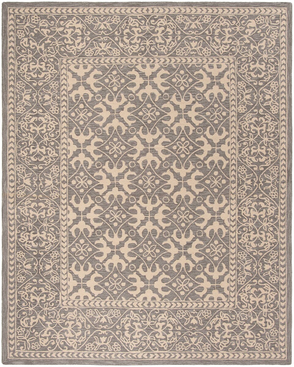 Safavieh Suzani Szn101A Grey / Beige Area Rug