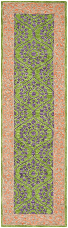 Safavieh Suzani Szn102A Green / Violet Rugs.