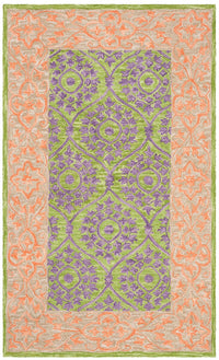 Safavieh Suzani Szn102A Green / Violet Area Rug