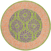 Safavieh Suzani Szn102A Green / Violet Area Rug