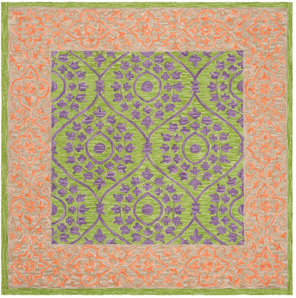 Safavieh Suzani Szn102A Green / Violet Area Rug