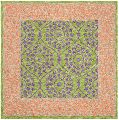 Safavieh Suzani Szn102A Green / Violet Rugs.