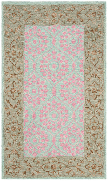 Safavieh Suzani Szn103A Taupe / Pink Area Rug