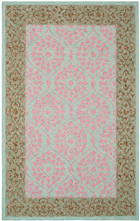 Safavieh Suzani Szn103A Taupe / Pink Rugs.