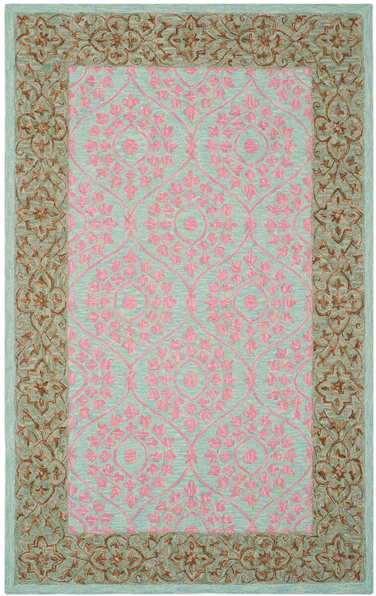 Safavieh Suzani Szn103A Taupe / Pink Area Rug