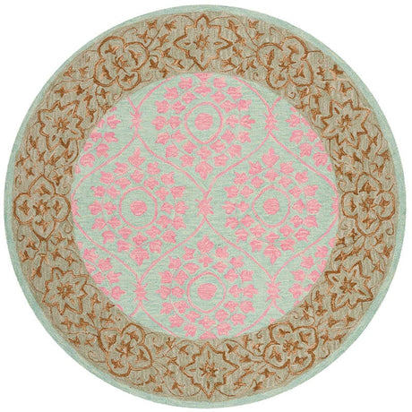 Safavieh Suzani Szn103A Taupe / Pink Rugs.