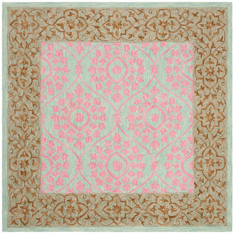 Safavieh Suzani Szn103A Taupe / Pink Rugs.