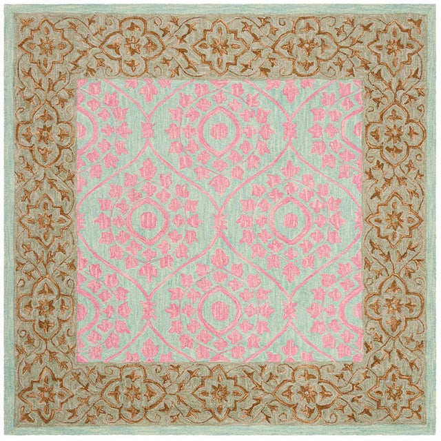 Safavieh Suzani Szn103A Taupe / Pink Area Rug