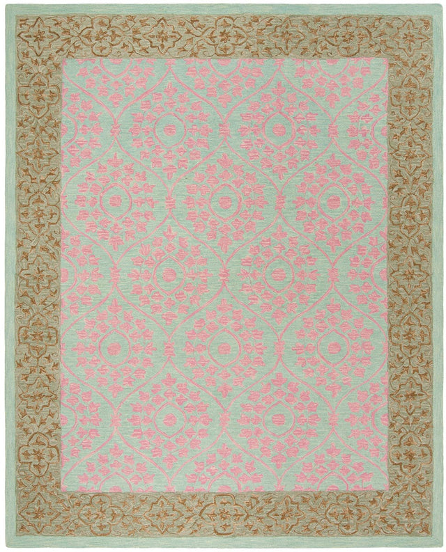 Safavieh Suzani Szn103A Taupe / Pink Area Rug