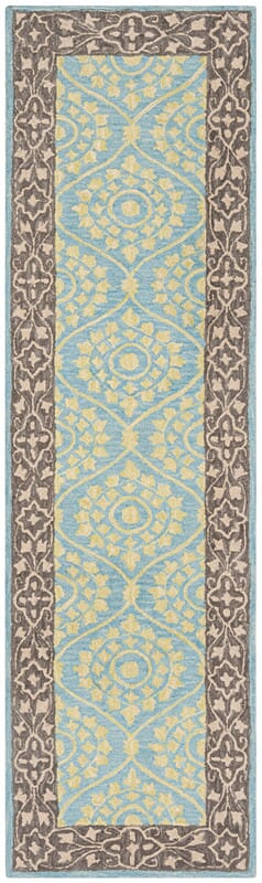 Safavieh Suzani Szn104A Chocolate / Yellow Area Rug