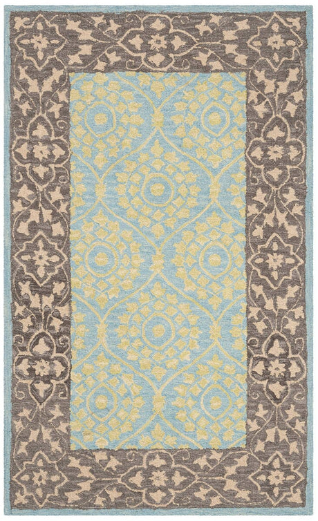 Safavieh Suzani Szn104A Chocolate / Yellow Rugs.