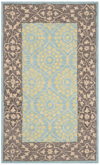 Safavieh Suzani Szn104A Chocolate / Yellow Area Rug