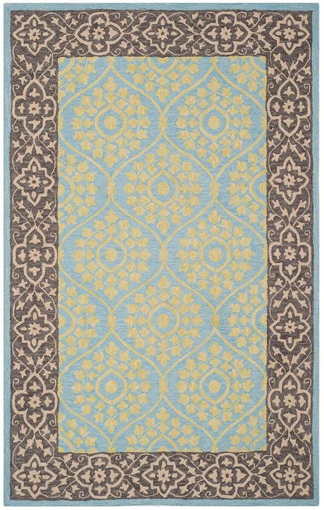 Safavieh Suzani Szn104A Chocolate / Yellow Rugs.