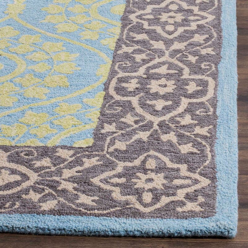 Safavieh Suzani Szn104A Chocolate / Yellow Area Rug