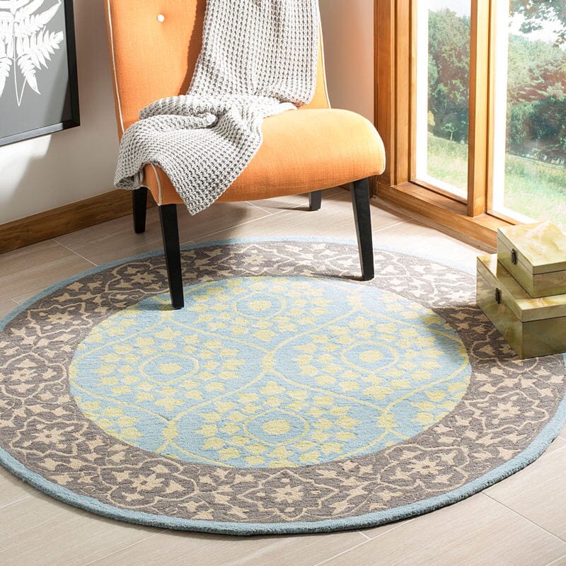 Safavieh Suzani Szn104A Chocolate / Yellow Area Rug