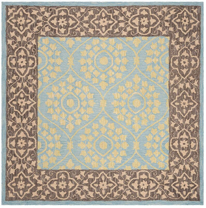 Safavieh Suzani Szn104A Chocolate / Yellow Area Rug