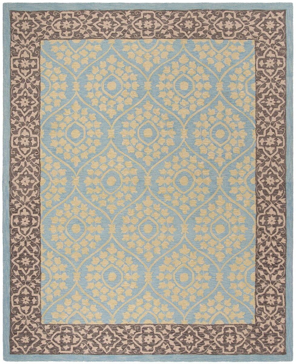 Safavieh Suzani Szn104A Chocolate / Yellow Rugs.