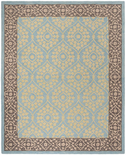 Safavieh Suzani Szn104A Chocolate / Yellow Area Rug