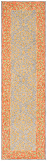 Safavieh Suzani Szn105A Orange / Silver Rugs.